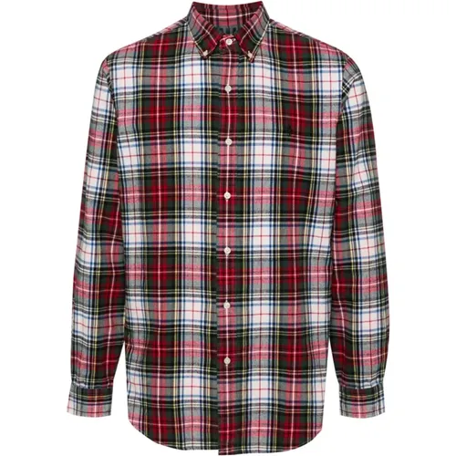 Plaid Check Cotton Shirt with Pony Logo , male, Sizes: L, M, S, XL - Polo Ralph Lauren - Modalova