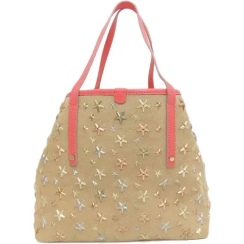 Pre-owned Canvas totes , female, Sizes: ONE SIZE - Jimmy Choo Pre-owned - Modalova