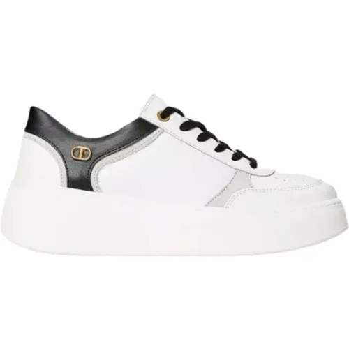 Sneakers Platform in Leather Art. 232Tcp090 , female, Sizes: 8 UK - Twinset - Modalova