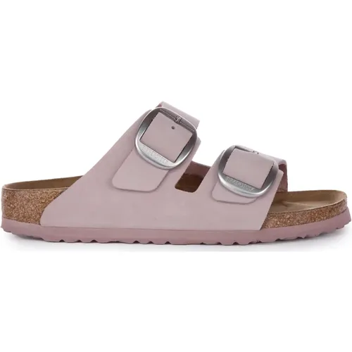 Arizona Big Buckle Sandal in Lilac , female, Sizes: 5 UK, 7 UK, 6 UK - Birkenstock - Modalova