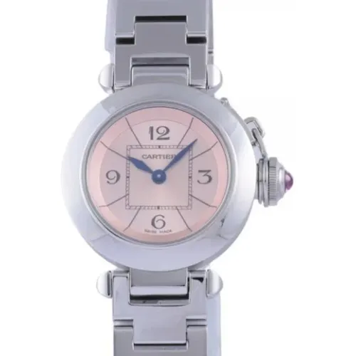 Pre-owned Metal watches , female, Sizes: ONE SIZE - Cartier Vintage - Modalova