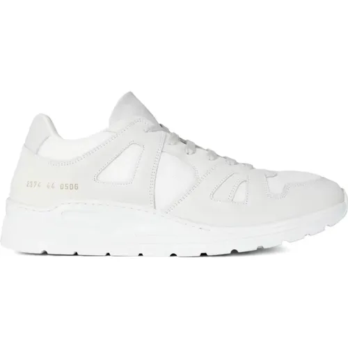 Weiße Cross Trainer Sneakers Logo , Herren, Größe: 44 EU - Common Projects - Modalova