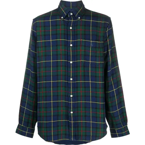 Embroidered Cotton Shirt , male, Sizes: M, L, XL - Ralph Lauren - Modalova