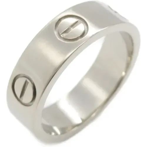 Pre-owned White Gold rings , female, Sizes: ONE SIZE - Cartier Vintage - Modalova