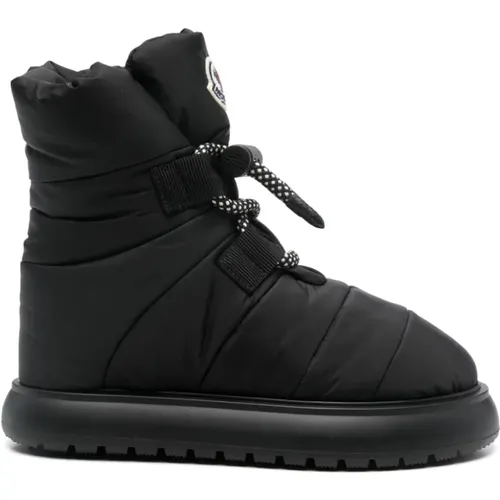 Schwarze Damen Stiefeletten , Damen, Größe: 38 EU - Moncler - Modalova