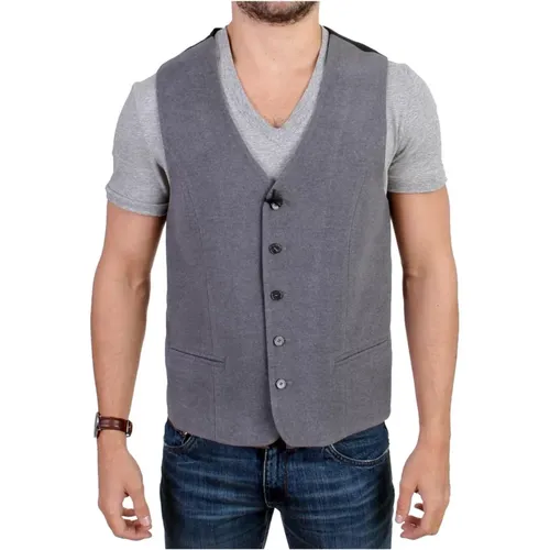 Cotton blend casual vest , Herren, Größe: M - Costume National - Modalova