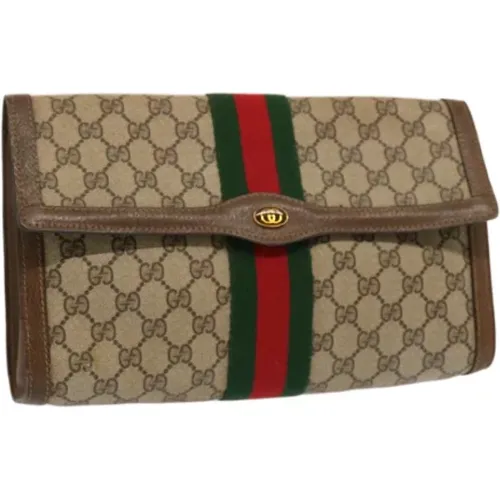 Pre-owned Leder clutches - Gucci Vintage - Modalova