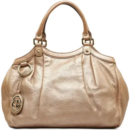 Pre-owned Leather totes , female, Sizes: ONE SIZE - Gucci Vintage - Modalova