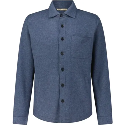 Cashmere Shirt Jacket , male, Sizes: 3XL, 2XL - Maurizio Baldassari - Modalova