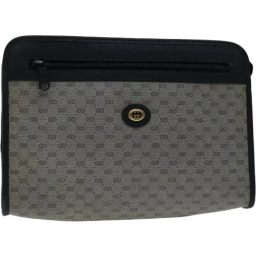 Pre-owned Leather clutches , female, Sizes: ONE SIZE - Gucci Vintage - Modalova