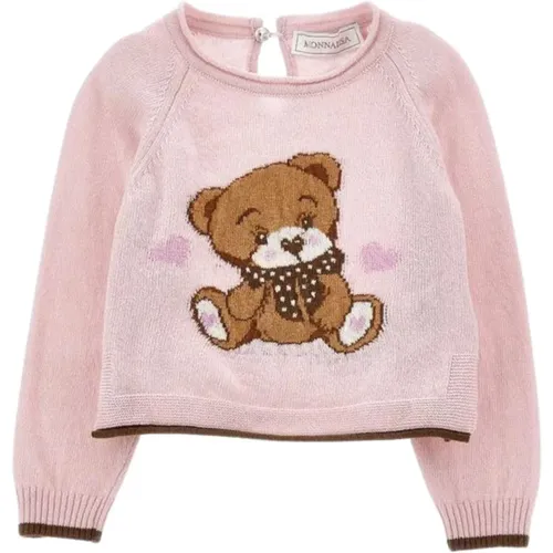 Rosa Teddybär Pullover Monnalisa - Monnalisa - Modalova