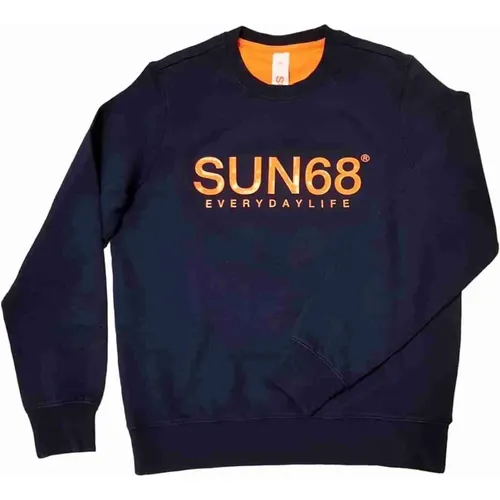 Sweatshirts , Herren, Größe: XL - Sun68 - Modalova