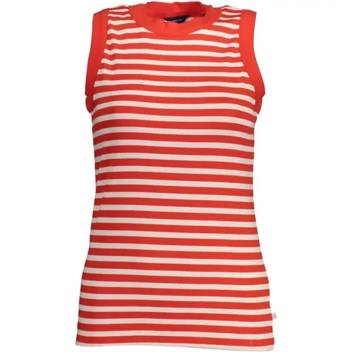 Rotes Tank Top mit Breiten Schultern , Damen, Größe: XS - Gant - Modalova