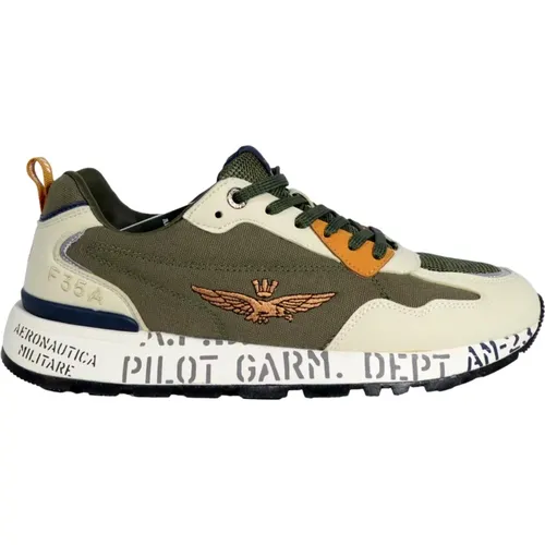 Running Sneakers Sc276 Iguana , male, Sizes: 10 UK, 7 UK, 8 UK - aeronautica militare - Modalova
