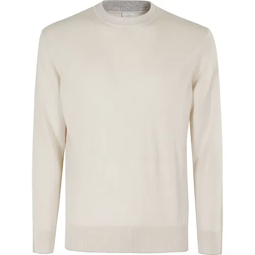 Tipping Crew Neck Sweater , Herren, Größe: M - Eleventy - Modalova