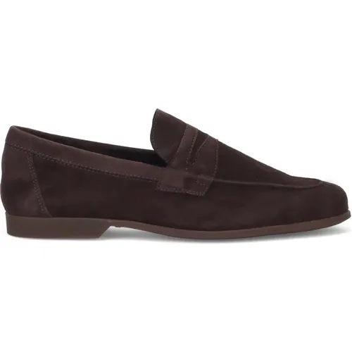 Suede Moccasin Shoes , male, Sizes: 10 UK, 7 UK - Antica Cuoieria - Modalova