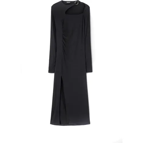 Stilvolles Midi-Kleid für jeden Anlass , Damen, Größe: M - Dondup - Modalova