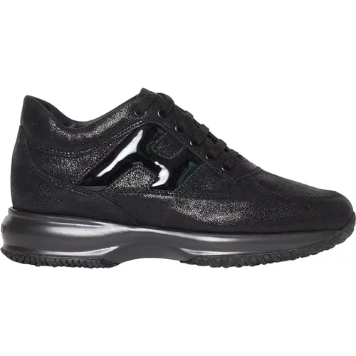 Womens Shoes Sneakers Nero Noos , female, Sizes: 8 UK, 5 UK - Hogan - Modalova