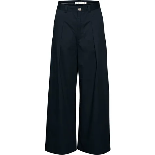 Wide Leg Pants Marine , female, Sizes: L, XL, 2XL - InWear - Modalova