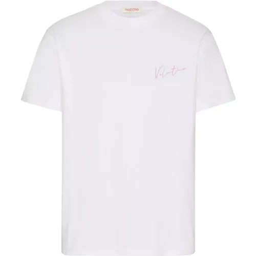 T-shirts and Polos with VLogo , male, Sizes: M, XL, L, S - Valentino Garavani - Modalova