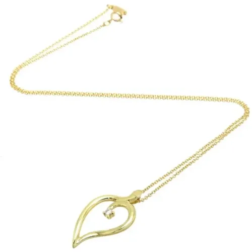 Pre-owned Gold necklaces , female, Sizes: ONE SIZE - Tiffany & Co. Pre-owned - Modalova