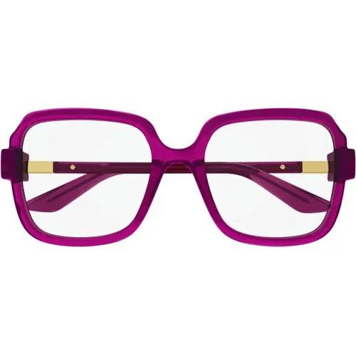 Linea LetteringLarge Eyeglass Frames , female, Sizes: 55 MM - Gucci - Modalova