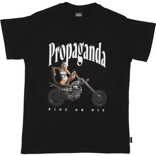 Ride or Die Tee Schwarz Propaganda - Propaganda - Modalova