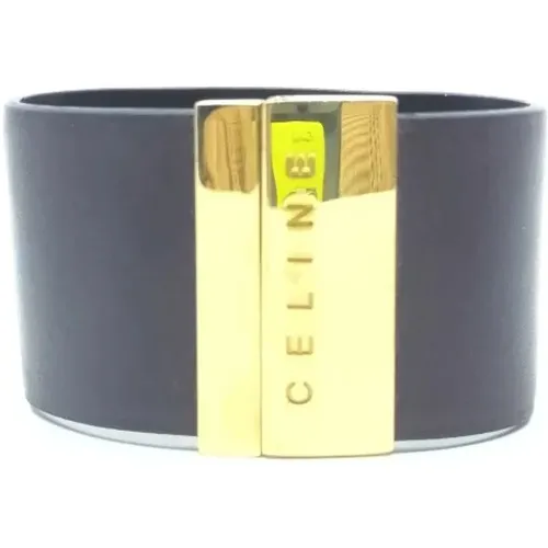 Pre-owned Leather bracelets , female, Sizes: ONE SIZE - Celine Vintage - Modalova