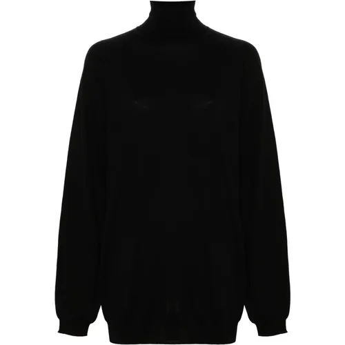 Stilvoller Logo-Charm Pullover mit Offenem Rücken , Damen, Größe: XS - Moschino - Modalova