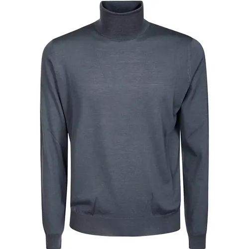 Merino Wool Turtleneck Sweater , male, Sizes: L, 2XL, XL, M - Hindustrie - Modalova