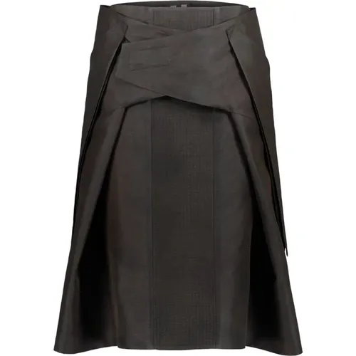 Modern Knee-Length Skirt , female, Sizes: XS - Rick Owens - Modalova