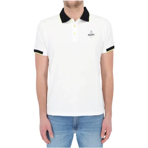 Baumwoll-Poloshirt mit Kontrastbesatz , Herren, Größe: 2XL - RefrigiWear - Modalova