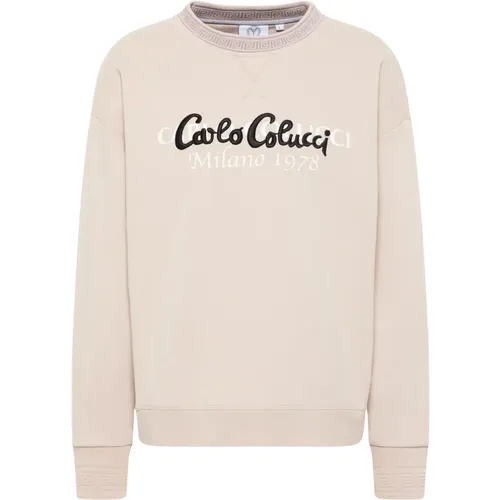 Oversize Sweatshirt für lässigen Stil , Herren, Größe: 2XL - carlo colucci - Modalova