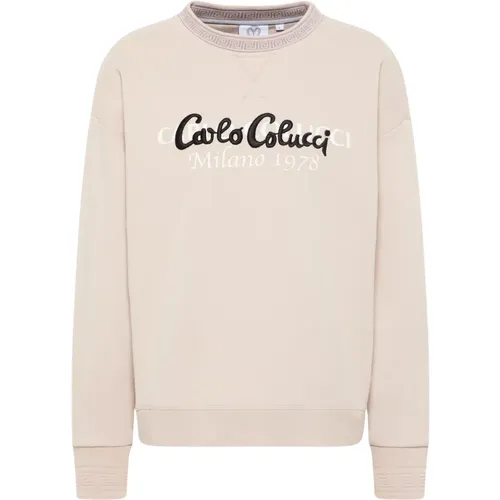 Oversize Sweatshirt für lässigen Stil , Herren, Größe: M - carlo colucci - Modalova