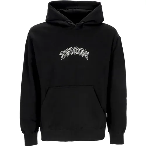 Schwarzer Mund Hoodie Langarm Sweatshirt , Herren, Größe: XS - Propaganda - Modalova