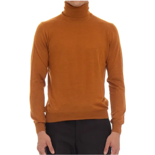 Wolle Seide Pullover , Herren, Größe: 2XL - Tagliatore - Modalova