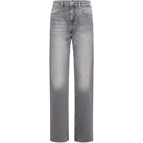 Graue Jeans für Männer , Damen, Größe: W29 - 7 For All Mankind - Modalova