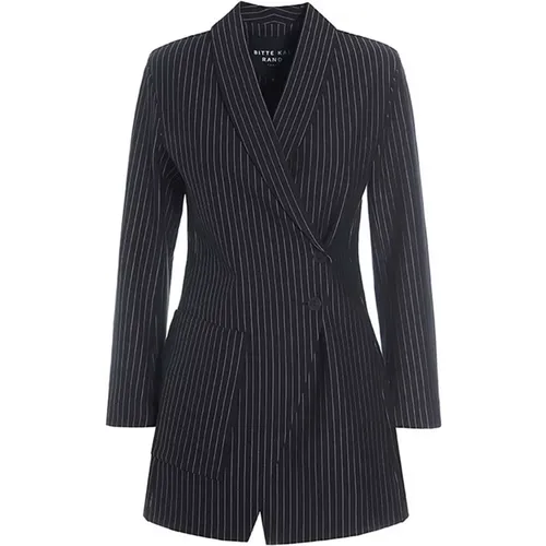 Pinstripe Jersey Blazer Jacket , female, Sizes: XS, M - Bitte Kai Rand - Modalova