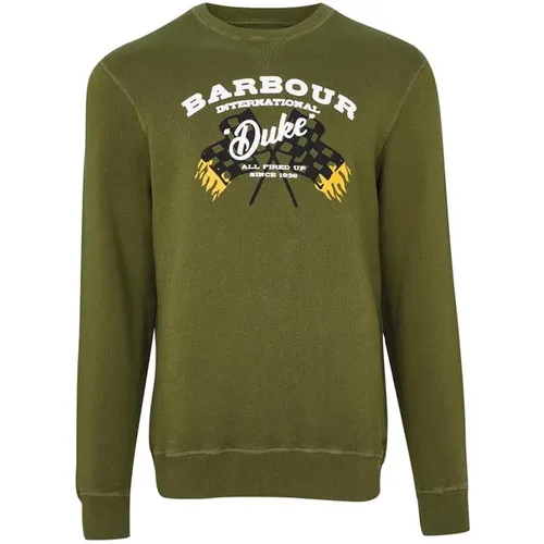 Vintage Famous Duke Sweatshirt , male, Sizes: XL, L, M - Barbour - Modalova