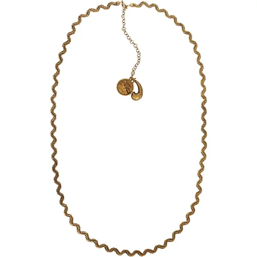 Golden Vintage Necklace with Paisley Pendant , female, Sizes: ONE SIZE - ETRO - Modalova