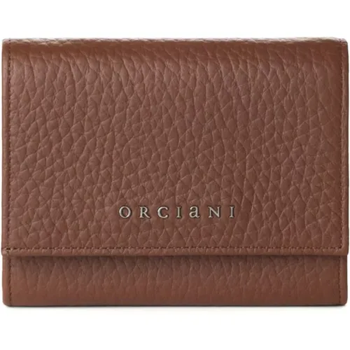 Leather Women's Wallet Rfid Protection , female, Sizes: ONE SIZE - Orciani - Modalova