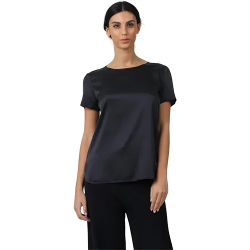 Silk T-Shirt Set Cortona , female, Sizes: S, XL - Max Mara - Modalova