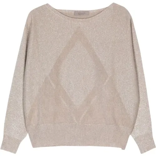 Metallfaden Strickpullover - D.Exterior - Modalova