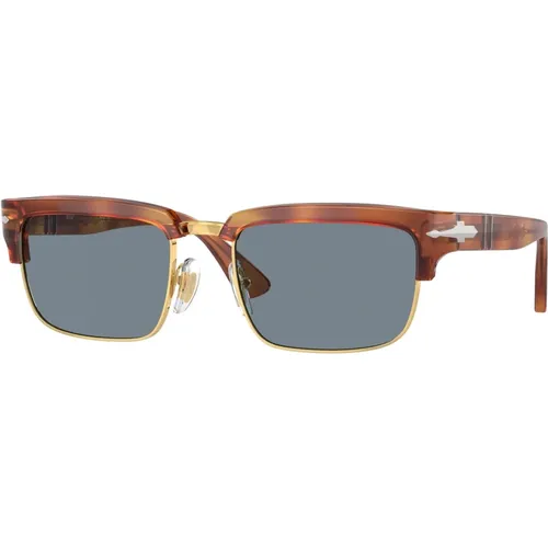 Stilvolle Sonnenbrille in Braunschattierung , unisex, Größe: 54 MM - Persol - Modalova