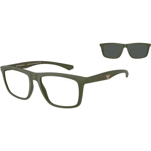 Sunglasses Ea4235 61841W , male, Sizes: 55 MM - Emporio Armani - Modalova