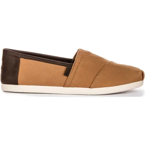 Tan Brown Men's Espadrilles , male, Sizes: 9 UK, 7 UK, 8 1/2 UK, 10 UK, 11 UK, 9 1/2 UK, 8 UK, 6 1/2 UK, 10 1/2 UK - TOMS - Modalova