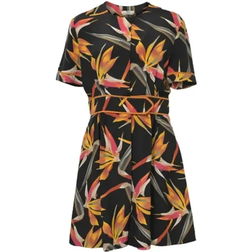 Pre-owned Silk dresses , female, Sizes: M - Fendi Vintage - Modalova