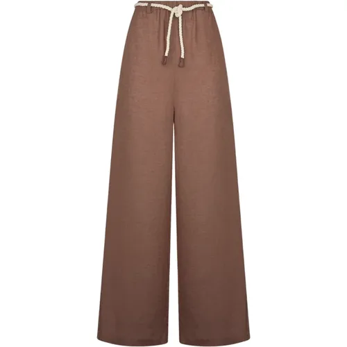 Soft Linen Blend Pants , female, Sizes: M, XS, S - Ballantyne - Modalova