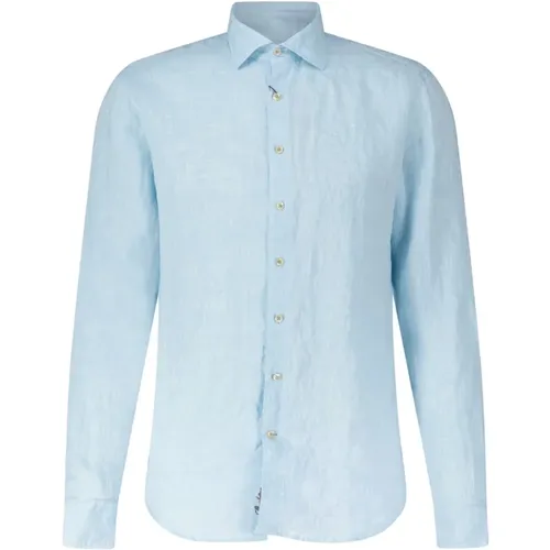 Linen Shirt for Summer , male, Sizes: M, XL, L - Stenströms - Modalova