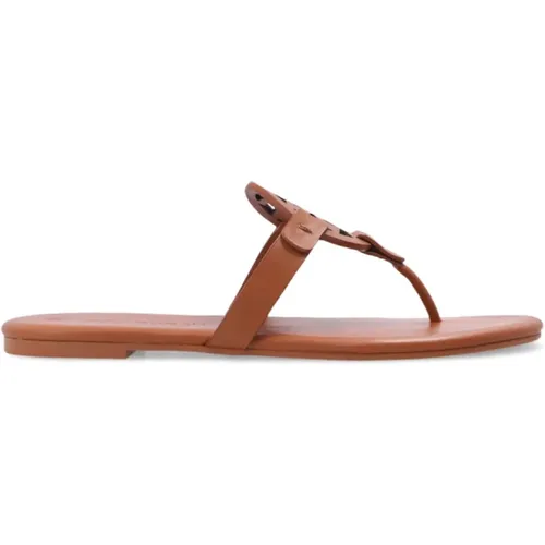 ‘Miller’ leather slides , female, Sizes: 3 UK - TORY BURCH - Modalova